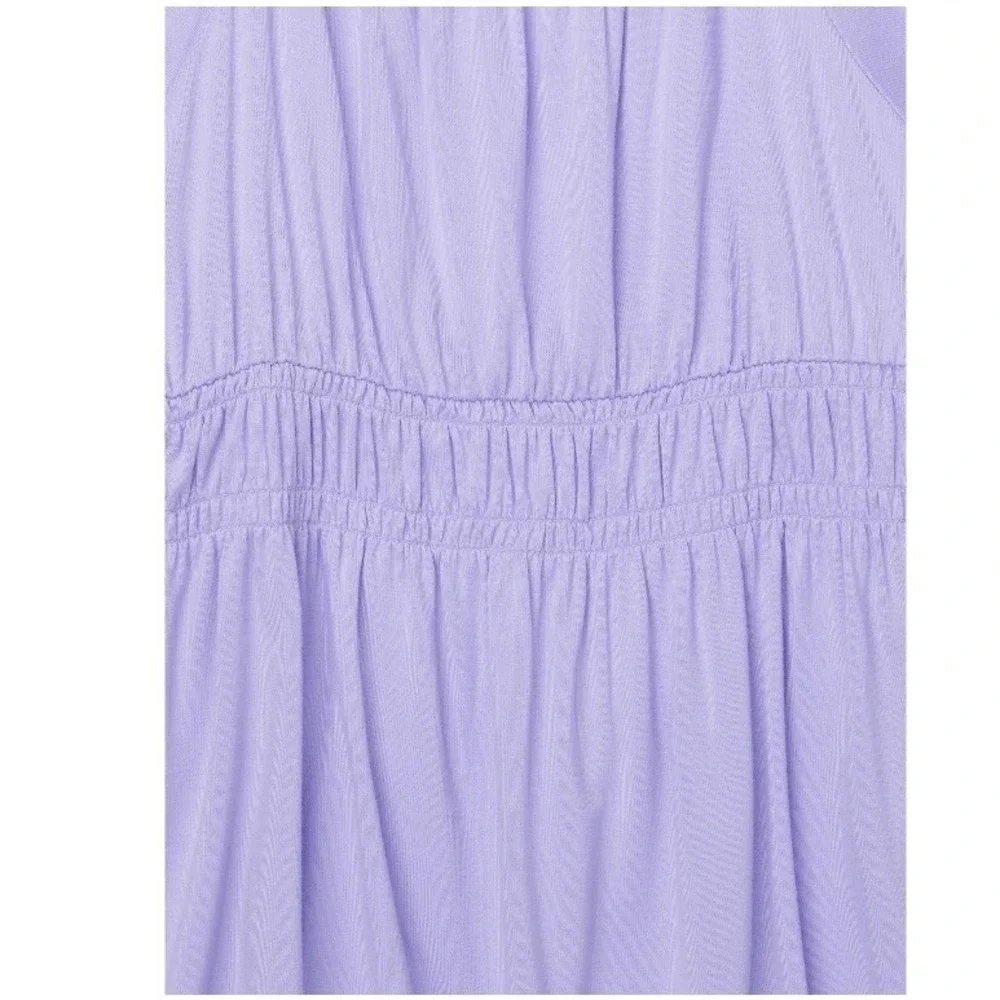 Wonder Nation Girls Elastic Waist Top XXL 18 New with Tags Lilac Bud Smocked